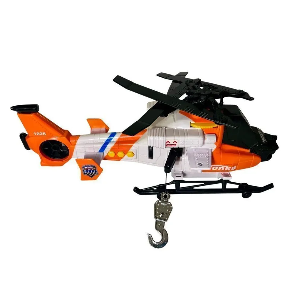 2014 Hasbro Tonka Coast Guard Search & Rescue Helicopter Sound & Lights Works